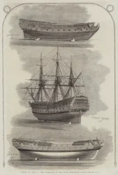 Modelli di navi nella collezione del South Kensington Museum